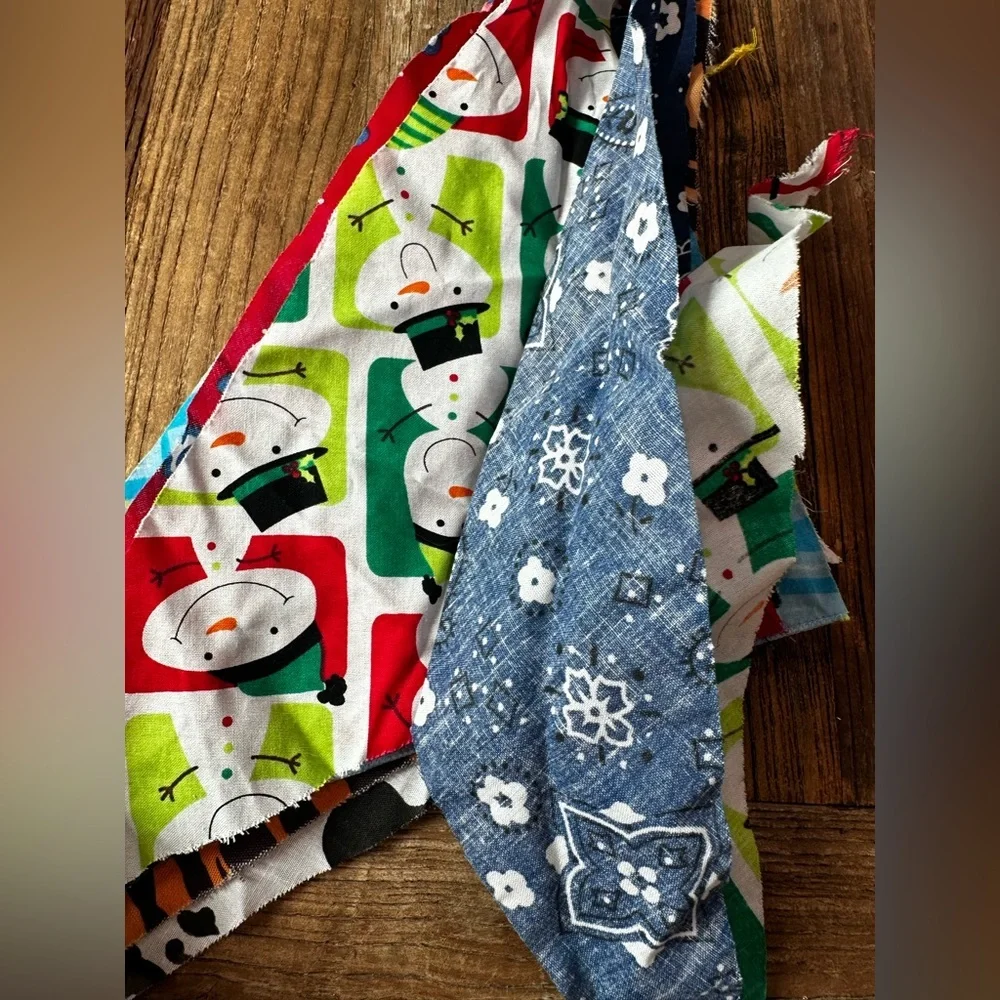 Colorful Dog Bandana Set (scarf) for Xsmall dogs